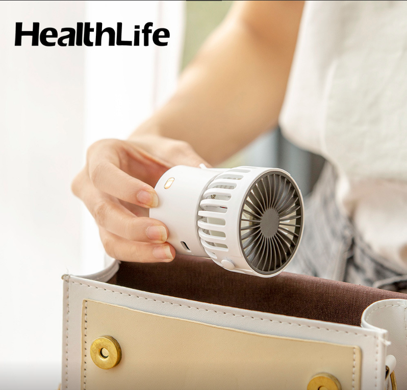 【限時特惠】HealthLife 迷你百變掛脖 USB 隨身風扇